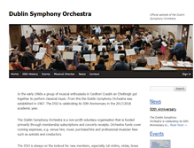 Tablet Screenshot of dublinsymphony.org